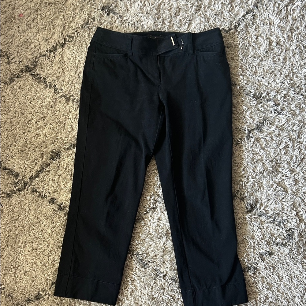 White House Black Market Ankle-Length Black Jeans